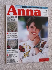 Anna; Burda - Spass an Handarbeiten; Heft 9/1991; komplett;  Kunststricken u.a.