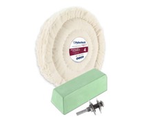 3-tlg. Alu-Polierset Ø125mm