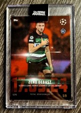 Zeno Debast RC 1/5 Topps Total