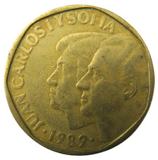 500 Peseten Münze Spanien