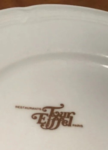 Eiffelturm restaurant teller - eiffelturm,