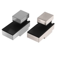 2x Regalhalter Regalträger Regal Aluminium Alu Chrom Glashalter Glas Edelstahl