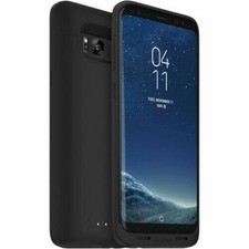 Mophie Juice Pack Slim Wireless Charging Akku Hülle Schwarz für Samsung S8+