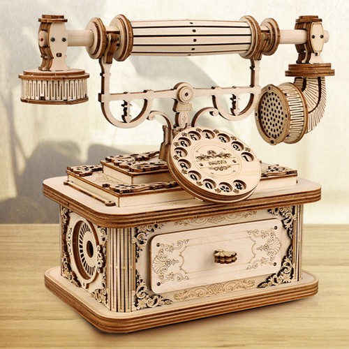 Holzpuzzle erwachsene retro - 3d,