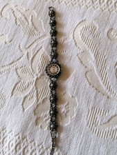 Armbanduhr Predial Silber 835 Trachtenarmbanduhr Swiss Made