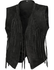 Stars & Stripes Herren Weste Leder Cowboy Country Style »W-02«