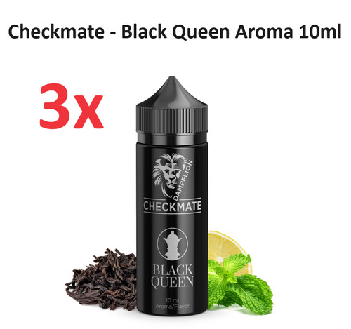 Black queen checkmate - 3x,
