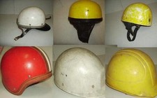 1 Stück alter Motorradhelm