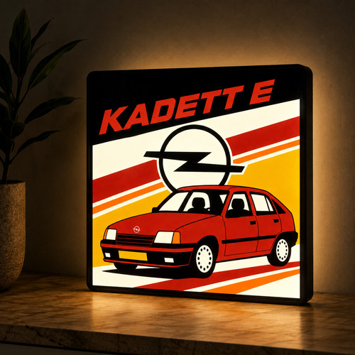 Opel kadett led leuchtbox - opel,