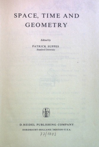 Space time and geometry - space,,