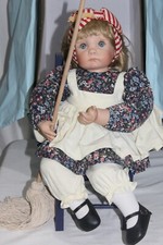 Sammlerpuppe  aus Porzellan