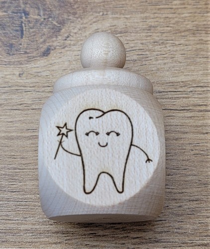Milchzahndose holz zahndose - milchzahndose,