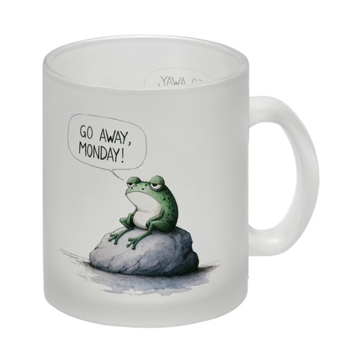 Griesgrämiger frosch glas - griesgrämiger,