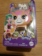 Polly Pocket Horse/Pony Pet Connects Mini Playset  Pferd Ovp