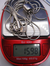 Vintage Damen Halskette 925S RAUFF 43 cm – mehrreihig mit integriertem Anhänger