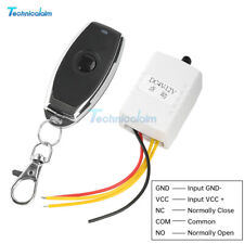 315MHz 433MHz Wireless Relay Remote Control One Key Switch Receiver Transmitter