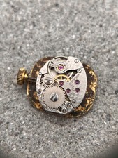 #1662 WORKING UHRWERK AS 1977-2 WERK MECHANISM MOVEMENT LÄUFT AN