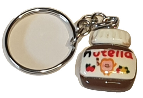 Schlüsselanhänger nutella - schlüsselanhänger,