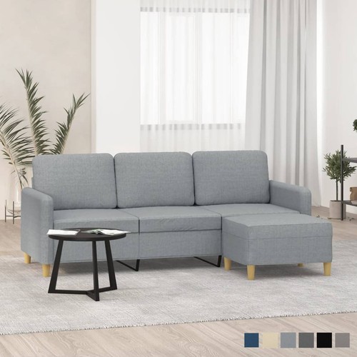 Sitzer sofa mit fußhocker - mit,