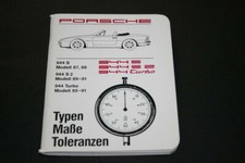 ORIGINAL PORSCHE 944 S 944 S2 944 TURBO TYPEN MAßE TOLERANZEN HANDBUCH  NEU