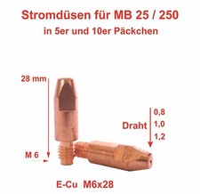 Stromdüsen MB 25 M6x28