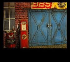 Werkstatt Halle Garage Tor Türen Garagentor Modellauto Deko 1/18 Diorama Zubehör