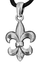 Fleur de Lis Fleur Lys französische Lilie Silber Silberanhänger Anhänger Nr 40