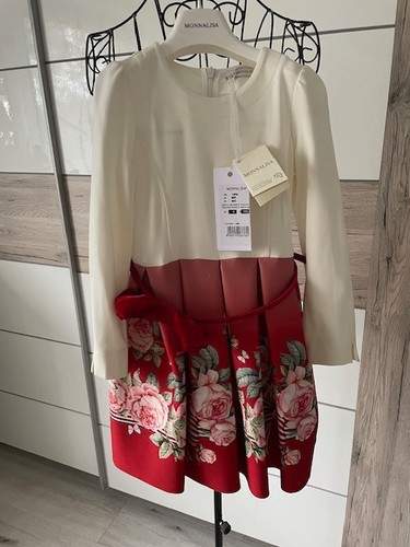Monnalisa kleid rosen - monnalisa,