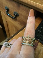 Diamant Kronen Ring 1/10 cttw