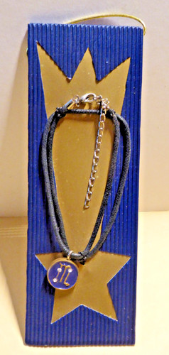 Modeschmuck lederkette mit - *,