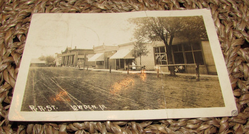 Antique 1909 rppc real photo - 1909,