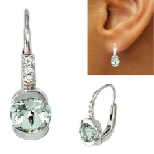 Glitzer Ohrringe 585 echt Gold