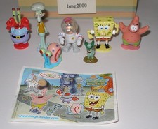 Komplett Satz "Spongebob / Schwammkopf" Gary Sandy und Co mit Beipackzettel