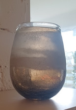 Vase Windlicht Glas Rauchglas