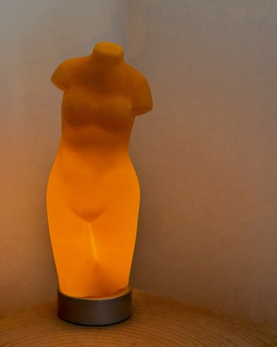 Tischlampe honsel statue gelb - tischlampe,