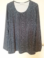 Langarm Shirt HSE 24 Gr.42  QVC Judith WILLIAMS Schlangenoptik