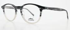 KILSGAARD Brille Crosby Col. Grey Fade 49-20 150 Panto Acetat Handmade Japan