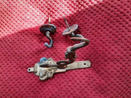 Alte vintage messing haken - messing,
