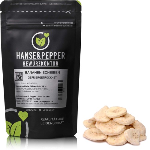 1kg bananen gefriergetrocknet - 1kg,