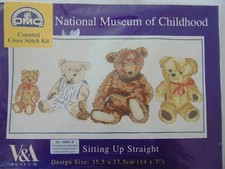 DMC Stickpackung - Kreuzstich-Packung aufrecht sitzende Bären