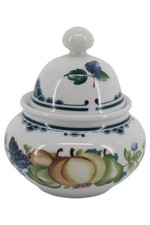 SELTMANN WEIDEN Zuckerdose Patricia Vintage Porzellan Obst Mehrfarbig