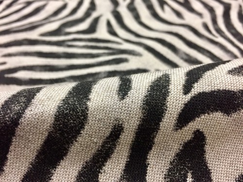 Zebra tiermotiv stoff - zebra, leinen
