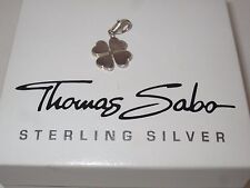 TS Thomas Sabo KLEE BLATT Shamrock Glück Lucky Anhänger Sterling Silber 925 +BOX