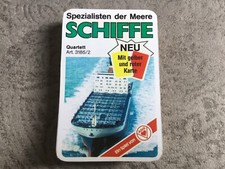Quartett Kartenspiel Spielkarten Spezialisten d. Meer Schiffe ASS 3185/2 2. Wahl