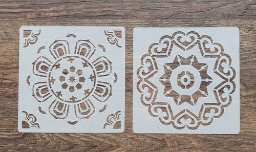 Schablonen mandala ornament - mandala,