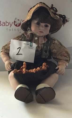 Porzellanpuppe bauernmädchen - porzellanpuppe,