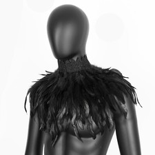 Halsband Schal Mock Collar Halloween Steampunk Schulter Geschenk Party Unisex Cape