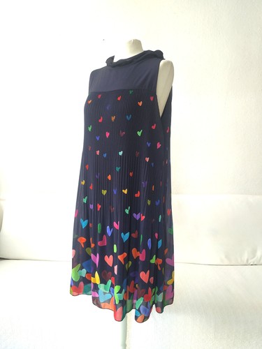 Paprika plissee kleid 42 - kleid,