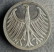 5 Mark 1966 G BRD Silberadler