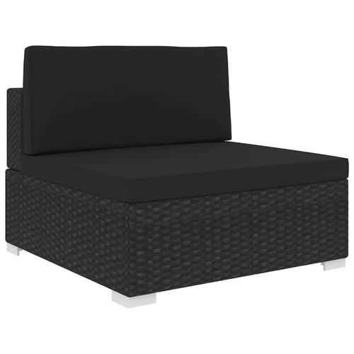 Mittelsofa poly rattan - mittelsofa,